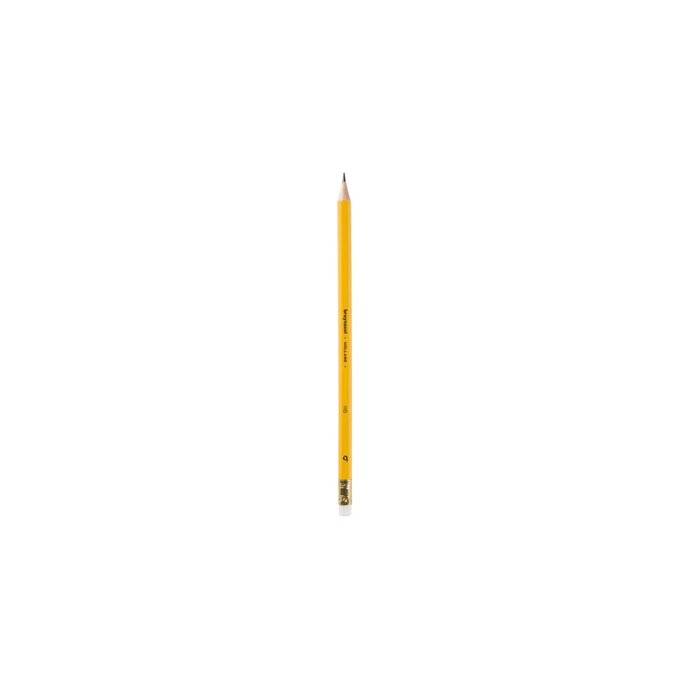 Ołówek grafitowy z gumką Bruynzeel HB 1szt