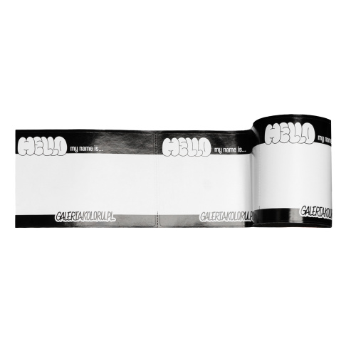 Wlepki Galeria Hello My Name Is Black