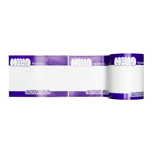 Wlepki Galeria Hello My Name Is Violet