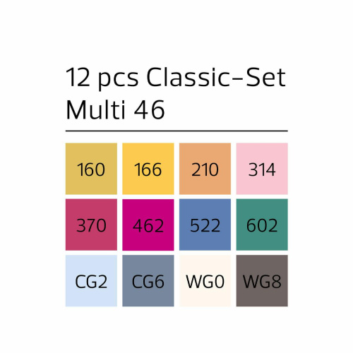 Stylefile Marker 12 Set - Special 46