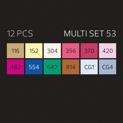 Stylefile Marker 12 Set - Special 53