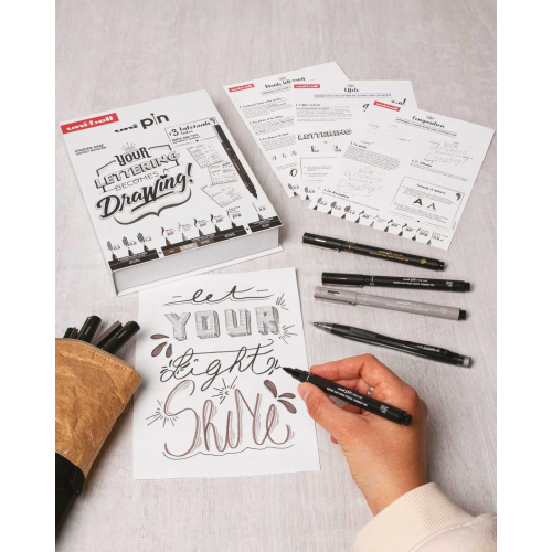 Zestaw Uni Pin Starter Lettering