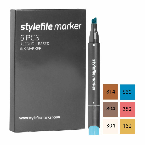 Stylefile Marker 6 Set - Try