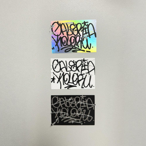 Toki Cracker Eggshell Sticker- White