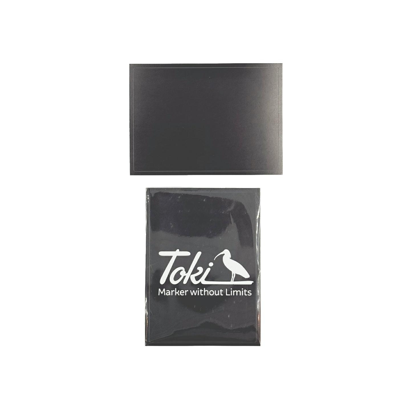 Toki Cracker Eggshell Sticker- Black