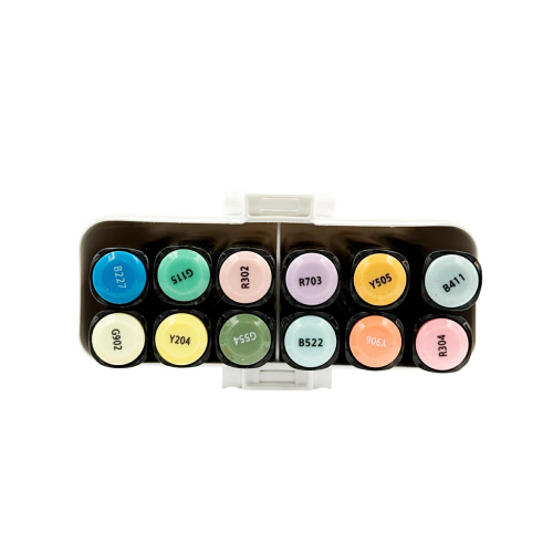 Toki Marker Set  12sztuk-Pastel